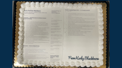 Have you ever wanted a job badly enough to send a cake resume?